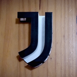 Gif real 3.gif STL file Juventus - Perspectives・3D printable model to download, EzeSko