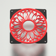 flor-roja.gif 120mm flower-shaped fan shroud