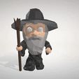 gandalf.gif Gandalf - Lowpoly Collection Figurines