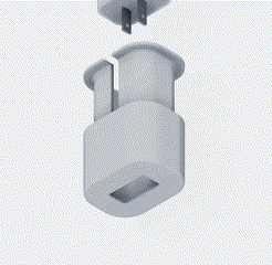 Vídeo-sin-título-‐-Hecho-con-Clipchamp.gif STL file Lightning Cable Organizer Type C・Design to download and 3D print, victorgarzac