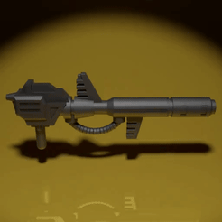 Studio-Series-Snarl-Rifle.gif Free STL file Studio Series Snarl Rifle・3D printer design to download