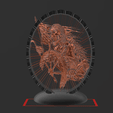 01.gif Pirate Skeleton - Suspended 3D - No Support - Thread Art STL