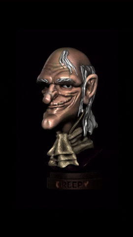 360-gif.gif Gruseliger Onkel Gruselige Büste