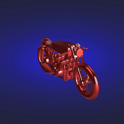 es A ee WA Archivo STL Honda Bobber Bike・Plan de impresora 3D para descargar, FUN3D
