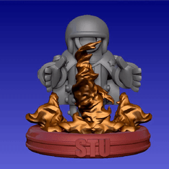 Stu-gif.gif Download STL file Stu - Brawl Stars • Template to 3D print, 3dmaniacos