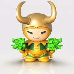 ezgif.com-video-to-gif.gif Chibi Loki STL Files - Marvel - 3D Printing