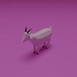 Lowpoly_goat.gif Low Poly Goat