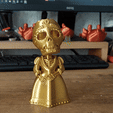 ezgif.com-gif-maker-12.gif Файл STL Cempasúchil catrinas для Дня мертвых шарнирные・Модель для загрузки и печати в формате 3D