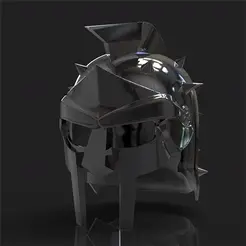 H_Max_02.gif STL file Wearable Gladiator Maximus Helmet・3D printable model to download