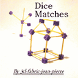 3d-fabric-jean-pierre_dice_matches_anim.gif STL file Dice Matches・3D printable model to download