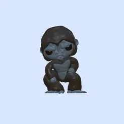 George.gif Fichier STL George le gorille・Objet pour impression 3D à télécharger