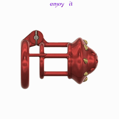 cock-cage-lock-69-gif.gif Fichier STL exclusive Male Chastity Device origanal man cuckold Cock Cage Penis Ring Virginity Lock Chastity Belt Adult Game Sex Toy locker blocker v69 3d print and cnc・Idée pour impression 3D à télécharger