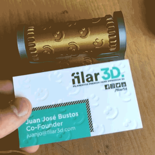 IMG_0453.gif STL file The Business Card Embosser System・3D print design to download, Filar3D