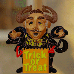 Halloween-monster1.gif Archivo 3D gratis Disfraz de humano un ojo figura de juguete monstruo de Halloween・Diseño de impresión 3D para descargar, Rudemandious
