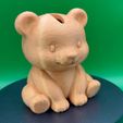 bear.coin.bank.3d.printed.model.mp4 小熊存钱罐--3D 打印小猪存钱罐