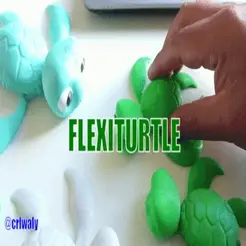 ezgif.com-gif-maker-(2).gif ARTICULATED LITTLE TURTLE - FLEXI PRINT-IN-PLACE ARTICULATED TURTLE