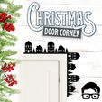 001a.gif 🎅 Christmas door corner (door corner, christmas, santa, decoration, decorative, home, wall decoration, winter) - by AM-MEDIA