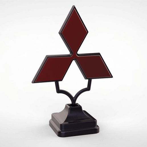 MITSUBISHI 3D LOGO 3D model
