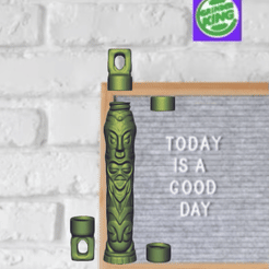 TUQUERO BOTE PORTAPORROS TUKERO SAUVER JOINT TUBE WEED 420 – TIKI TOTEM 01.