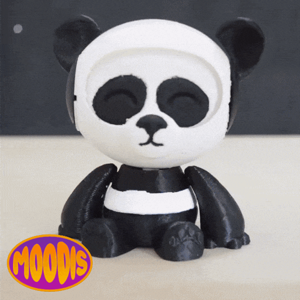 Gif.gif Download STL file Panda Moodis • Model to 3D print, Finnick_nv