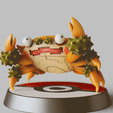 Klawf.gif Klawf - LEGENDARY -pokemon scarlet and violet pokedex- FAN ART - POKÉMON FIGURINE