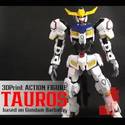 Tauros-GIF.gif STL file Tauros (Based on Gundam Barbatos)・3D printer design to download