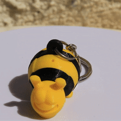 VIDEO-ABEILLE.gif Download STL file BEE • 3D printing template, PLP