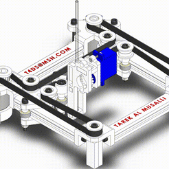 My-Plotter-CNC-machine.gif Télécharger fichier STL Ma machine CNC Plotter • Modèle imprimable en 3D, TarekAlMusalli