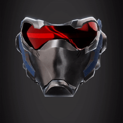 ezgif.com-video-to-gif.gif Soldier 76 Mask for cosplay 3D print model