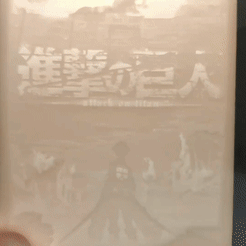 s1gif.gif Free STL file Attack on Titan Season 1 - Lithophane・Object to download and to 3D print, LithophaneLampMaster
