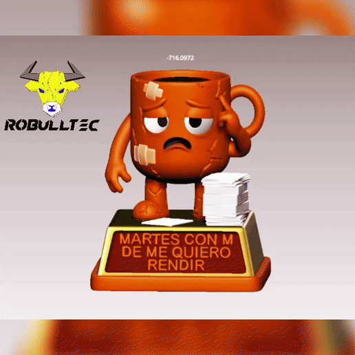 Cupy Tuesday Trophy - Cupy Tuesday 3D model