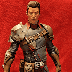 WarriorGIF_02.gif Archivo STL Guerrero de fantasía・Objeto imprimible en 3D para descargar