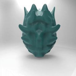 untitled.195.gif STL-Datei WIMPERNTUSCHE MASKE VORONOI COSPLAY HALLOWEEN・3D-Druck-Idee zum Herunterladen