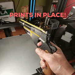 Mandalorian Firing.gif Descargar archivo STL Pistola de goma mandaloriana • Objeto para impresión 3D, WW3D