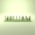 William_Standard.gif William 3D Nametag - 5 Fonts