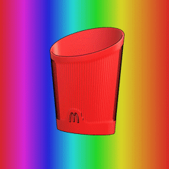 ezgif-5-862b56dd47.gif STL file Cup Grande Frite・3D printable design to download