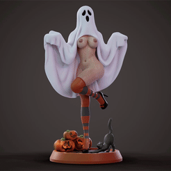 00_Sexy-ghost_b.gif Fichier STL Fantôme sexy / b・Design pour imprimante 3D à télécharger