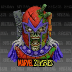 gif.gif Fichier STL Marvel Zombies Magneto・Plan à imprimer en 3D à télécharger