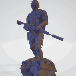 GC.gif Archivo STL Fantasma Condenado - MW2・Modelo imprimible en 3D para descargar