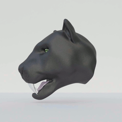 0001.gif STL file Black Panther・3D printer model to download, j5em3110