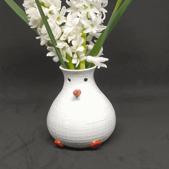 gif-1.gif STL file Duck Vase・3D print design to download, Neylips