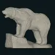 IMG_0145.gif Polar bear standing on ice cube stl