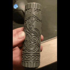 ezgif.com-gif-maker-(1).gif STL-Datei Airsoft Entstörer Viking Inspired kostenlos・3D-Druck-Vorlage zum herunterladen