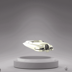 ezgif.com-gif-maker.gif Fichier STL voiture volante futuriste・Objet imprimable en 3D à télécharger