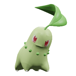 Chikorita.gif Download STL file Pokémon - (152) Chikorita • Object to 3D print, KDCreations