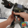 HGW_Gif.gif Download STL file Heavy Gun Walker • 3D printable template, Jwoong