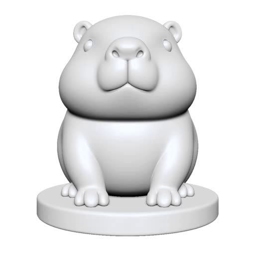 🍎 Capybara・ STL File for 3D printing・Cults