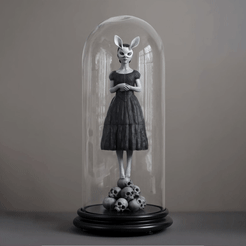 231.gif 3D file bunny girl・3D printing design to download