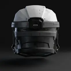 Comp106_AdobeExpress.gif 3D file Imperial Mandalorian Commando Spartan Helmet Mashup - 3D Print Files・3D printing model to download
