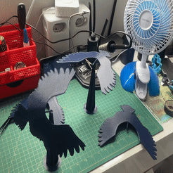 at2rq-j9nrb.gif Free STL file Another Eagle!・3D printing template to download